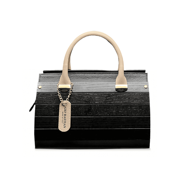 Bauletto "Naomi" in Legno a Doghe Nere - Gio Bastian